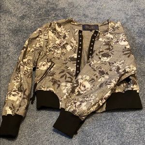 Halfway zip up jacket